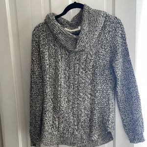 Cowl neck dressy sweater